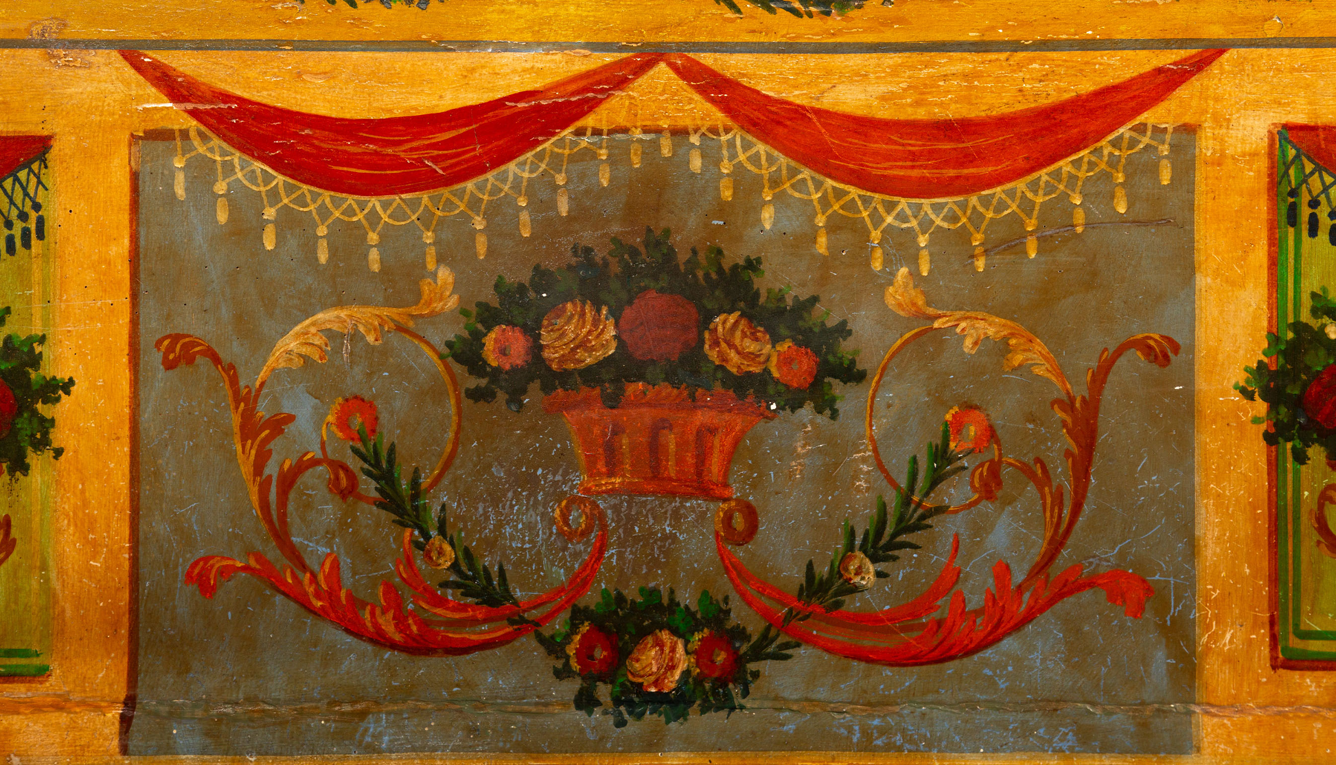 The Painted Garden: 19th-Century Venetian Storybook Bench