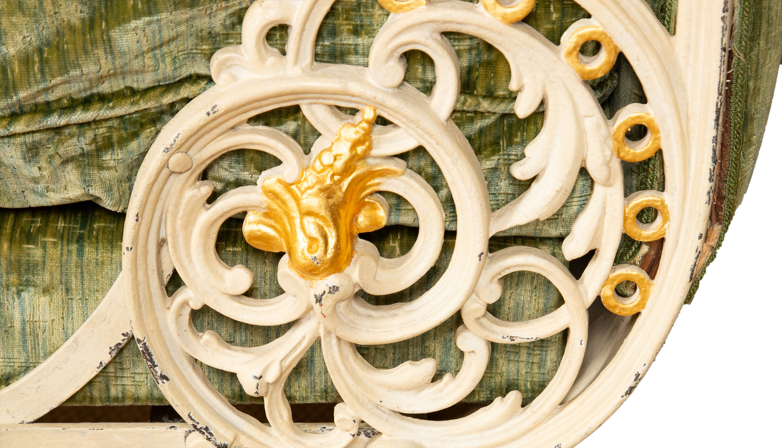 Belle Époque French Gilded Iron Daybed, 19th Century
