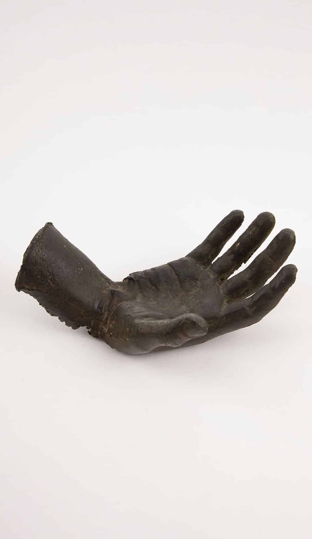 Lifelike Cast Bronze Right Hand, Early 20th Century