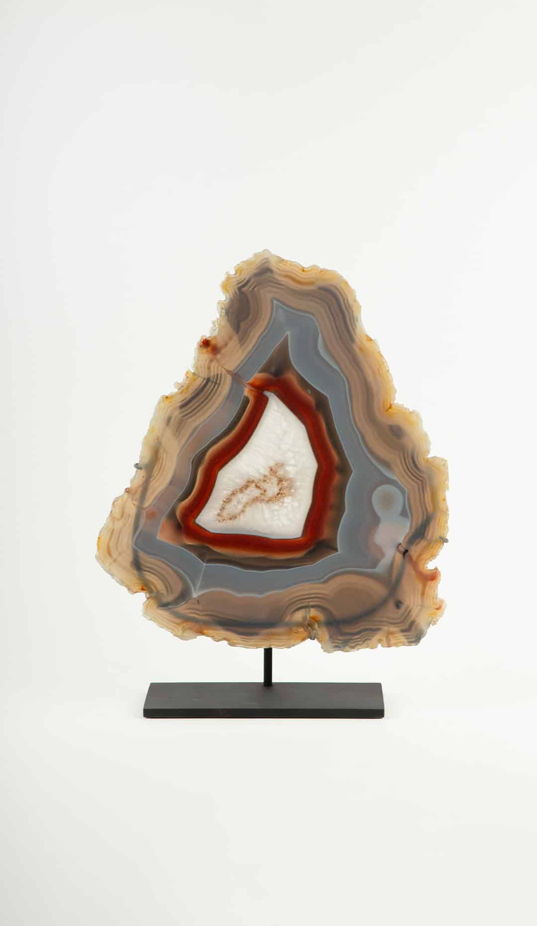 Earth’s Eye: Mounted Agate Slice
