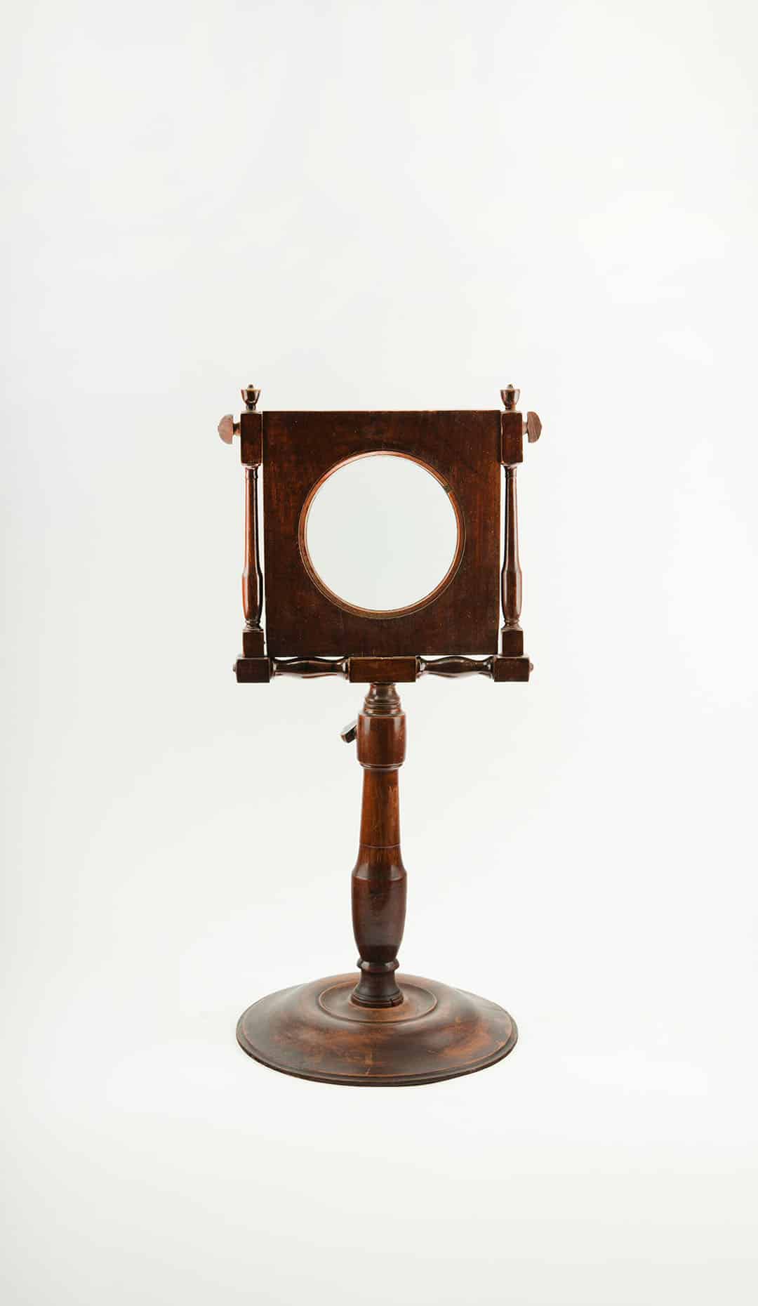Through the Lens: 19th Century Standing Magnifying Glass