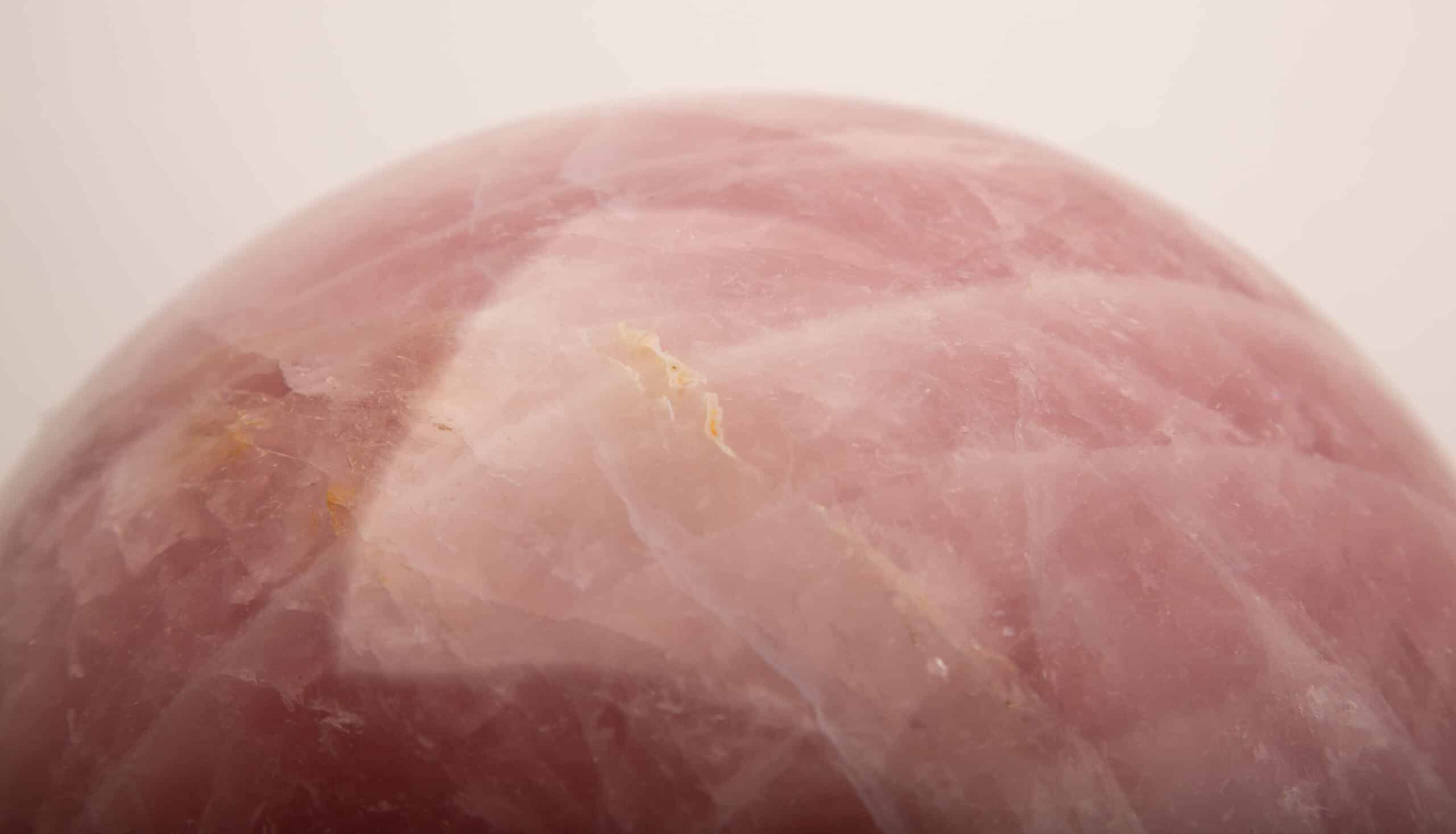 Massive Rose Quartz Crystal Sphere – Stone of Love and Healing