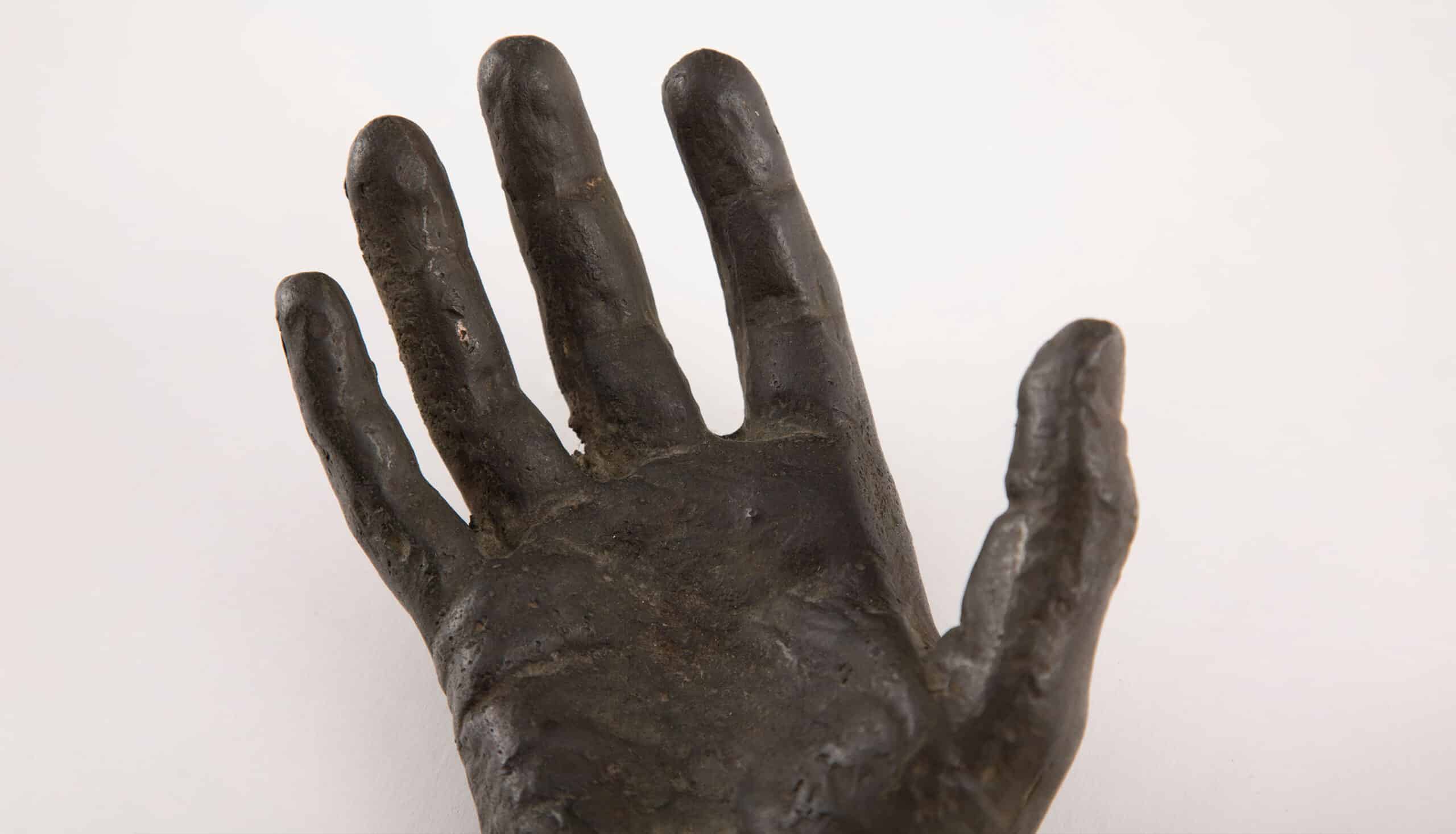 Lifelike Cast Bronze Right Hand, Early 20th Century
