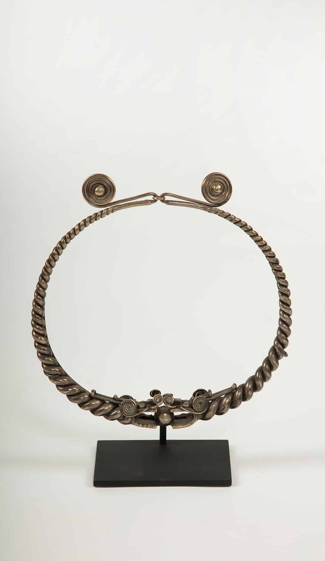 Twisting Spirits: A Miao Minority Tribe Silver Dragon Necklace