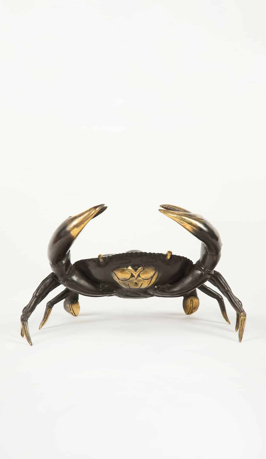 Catch of the Day: Mid-20th Century Brass Crab Sculpture