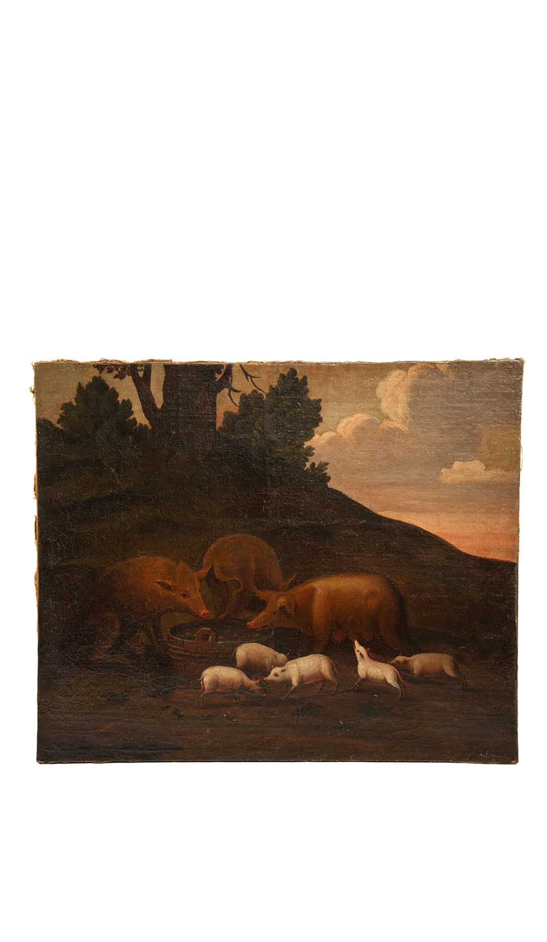 Circle of Paulus Potter, The Delight of the Pigs, 17th Century Dutch Golden Age