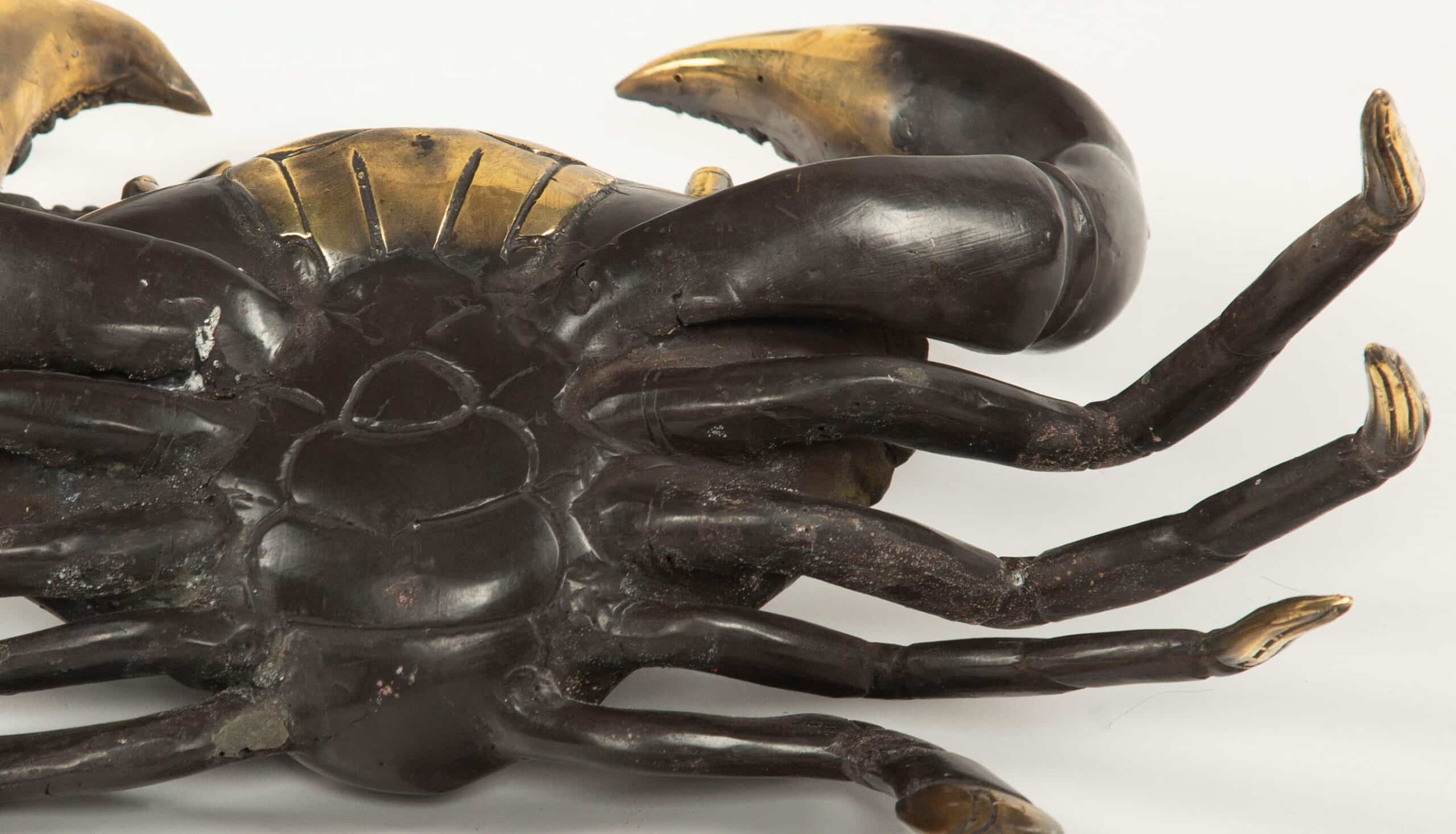 Catch of the Day: Mid-20th Century Brass Crab Sculpture