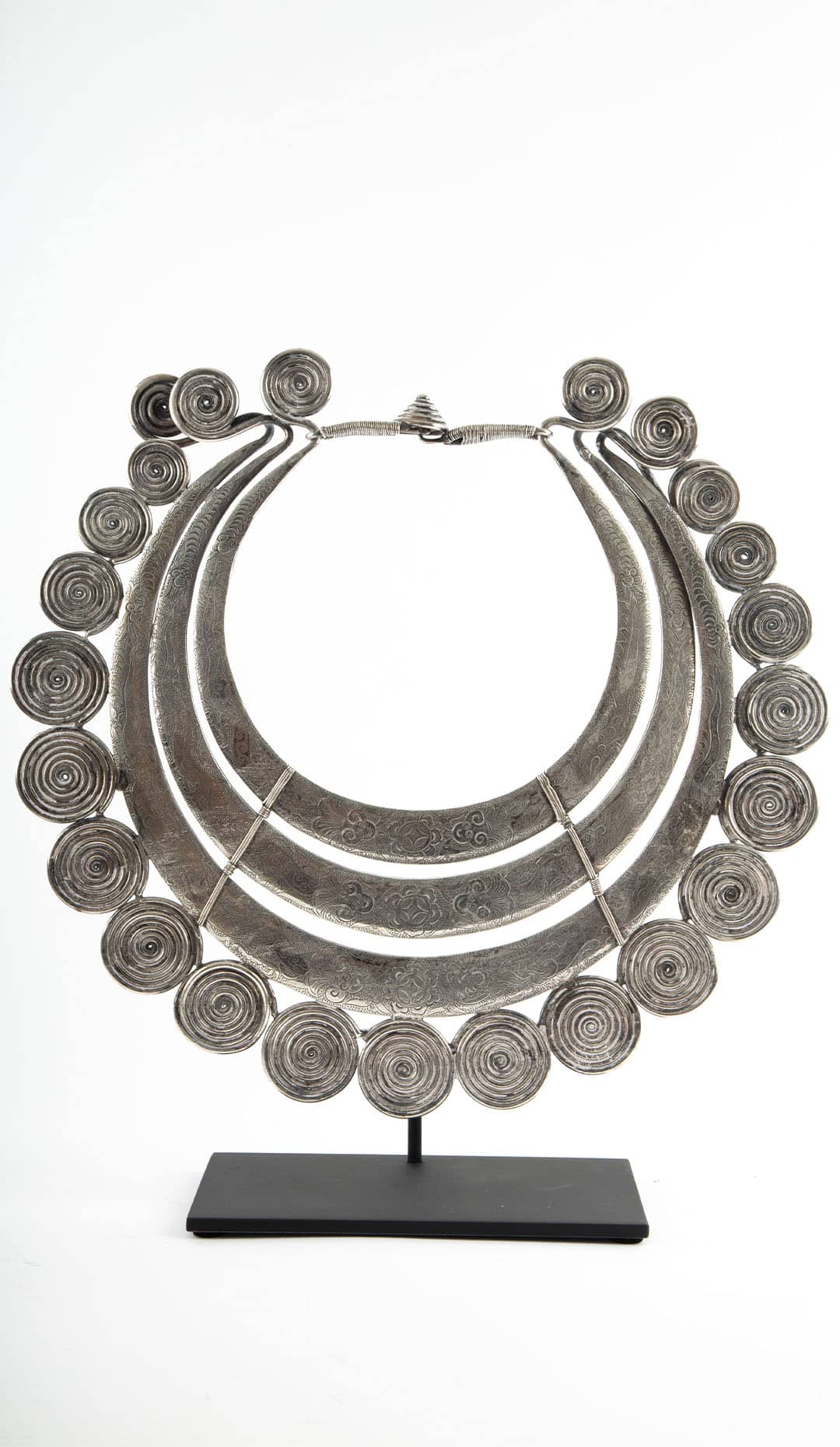 Spirals of Heritage: Miao Ceremonial Necklace, Scroll and Spiral Design