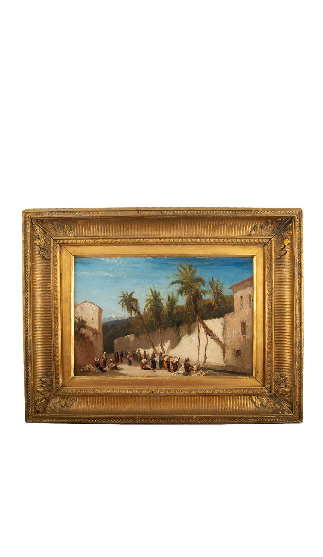 The Washerwomen, Orientalist School, 19th Century