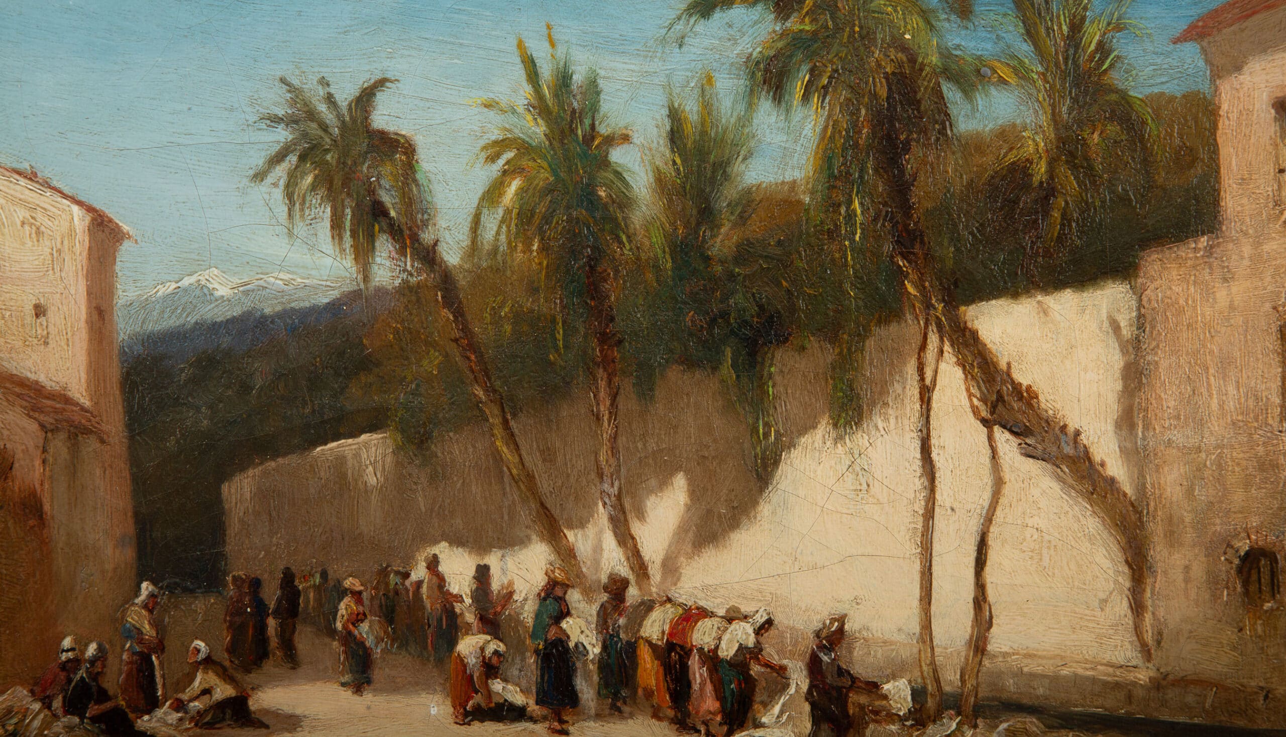 The Washerwomen, Orientalist School, 19th Century