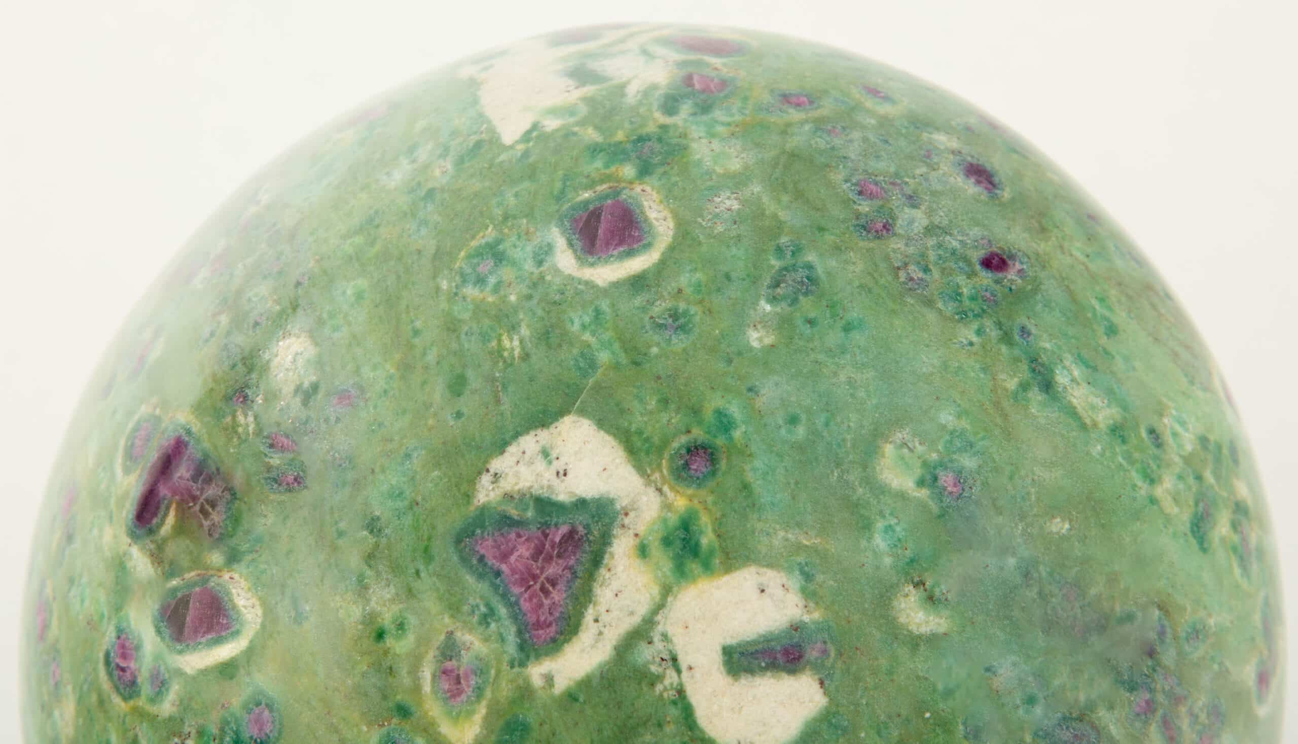 Ruby in Fuchsite Sphere, 5.5