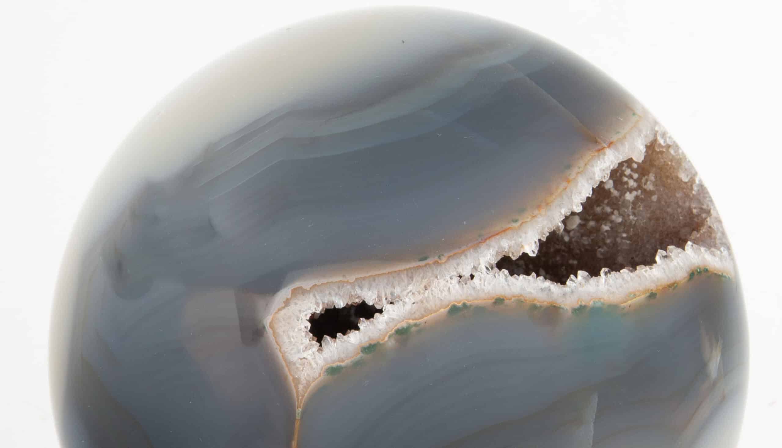 Agate Geode Sphere, 4